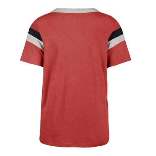 San Francisco 49ers '47 Women's Phoenix V-Neck T-Shirt - Scarlet