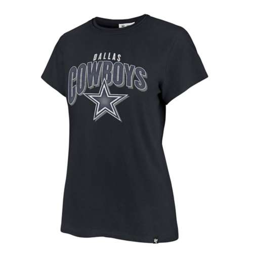 Dallas Cowboys Women's Practice Glitter Pullover Hoodie - Navy Blue