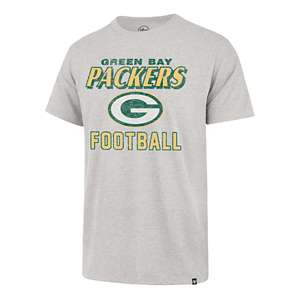 47 Brand Green Bay Packers Tee - Heather Gray - Medium