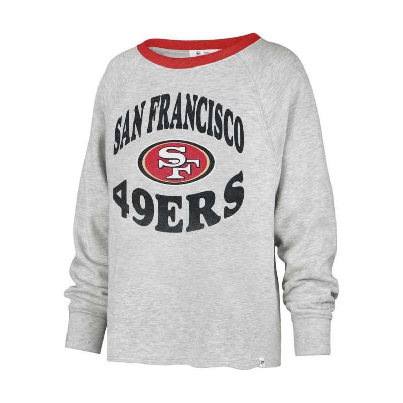 47 Brand Women's San Francisco 49ers Kennedy Upstage Crewneck