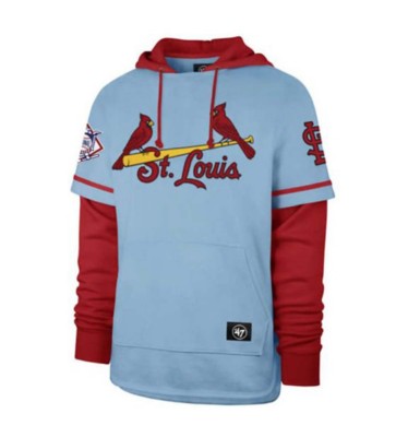 Lids St. Louis Cardinals '47 Two-Toned Team Pullover Sweatshirt - Heathered  Gray/Heathered Navy