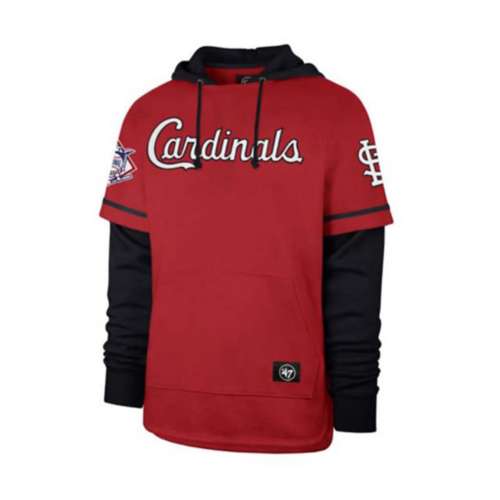 St. Louis Cardinals '47 Heritage Shortstop Jersey Four-Snap Hoodie - Cream