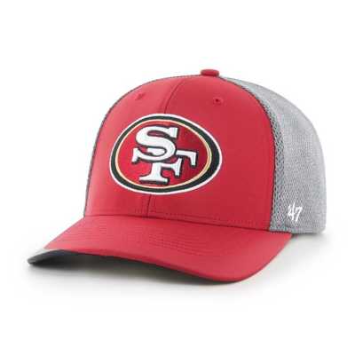 San Francisco 49ers New Era NFL Red Heathered Bucket Hat Beach Cap