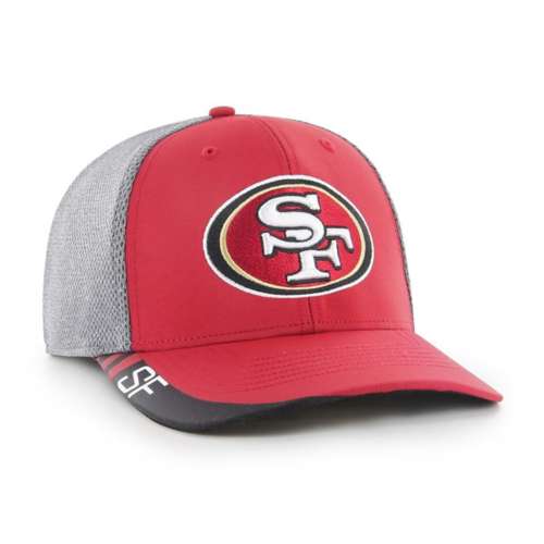 : SAN FRANCISCO 49ERS '47 TRUCKER OSF / RED / A : Sports &  Outdoors