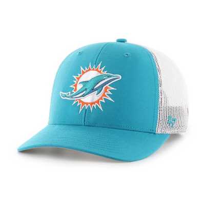 Miami Dolphins 47 Brand Trucker Adjustable Hat One Size Teal