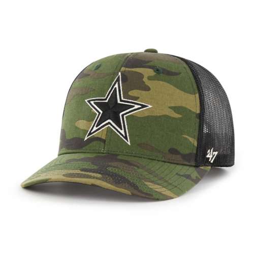 47 Brand Dallas Cowboys Camo Trucker Adjustable Hat