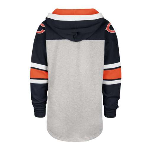 47 Brand Chicago Bears Gridiron Lace Up Hoodie