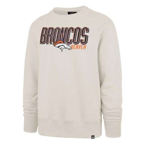 Cuce Black Denver Broncos Sequin Logo V-neck Pullover Sweatshirt