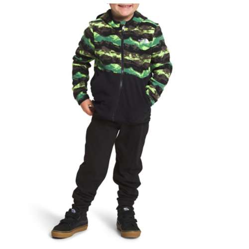 Toddler The North Face Glacier Hooded Fleece tie-front jacket