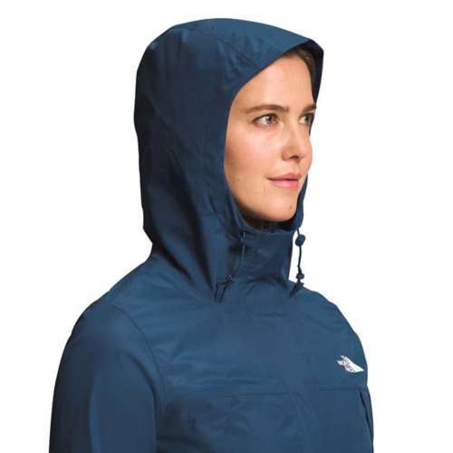 Women's Armani core ID Khakigrøn 'french terry'-sweatshirt Antora Long Rain Jacket