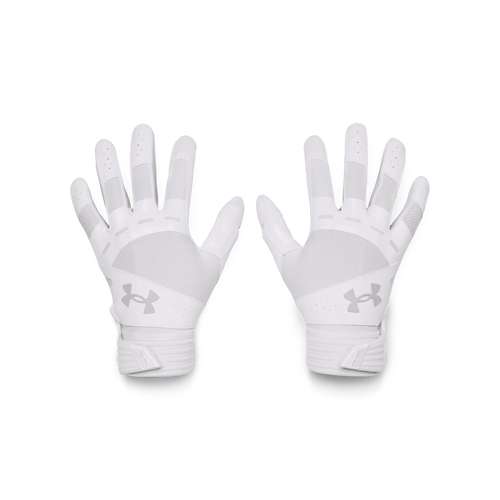 White under armour outlet batting gloves