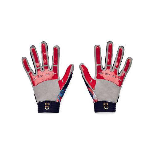 Women's Under Armour Motive USA Softball Batting Gloves