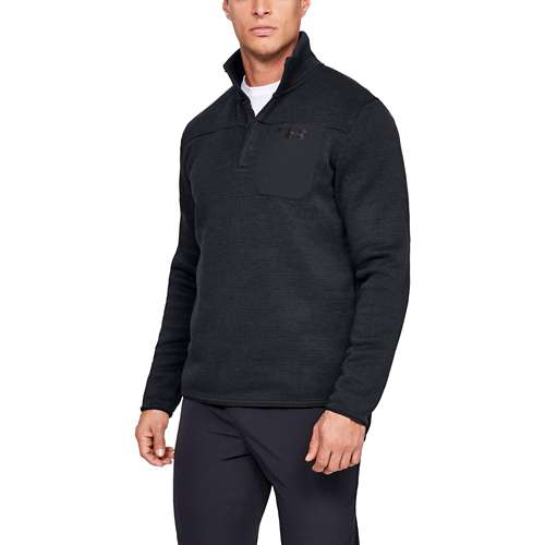 Under armour men's sweaterfleece henley long sleeve outlet shirt