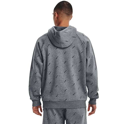 012 - Under Armour Wht Project Rock Terry Men's Hoodie Grey