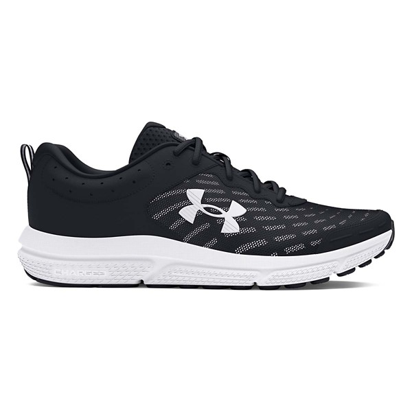 Men's Under Armour Charged Assert 10 Running Shoes 13 Regular Black/White