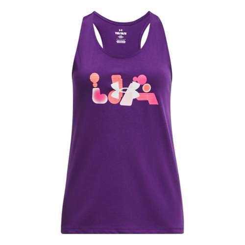 Girls' Under Armour Bubble Abbreviation Tank Top