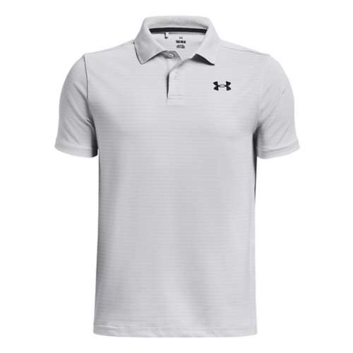 Boys' Under Armour Perfomance Stripe Baselayer-Oberteil Polo