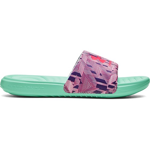 Big Girls Under Armour Ansa Graphic Slide Sandals SCHEELS