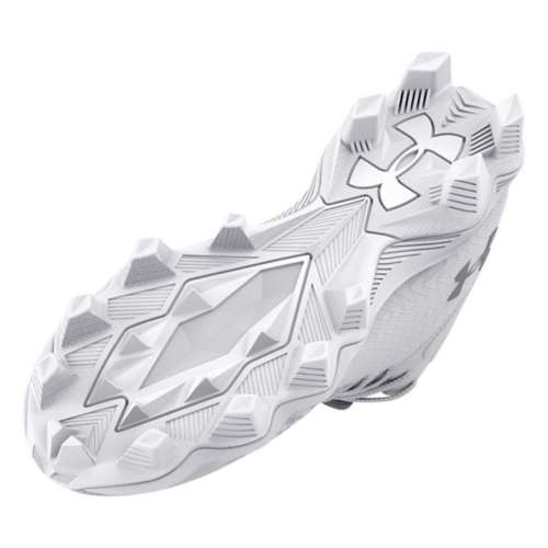 Under armour spotlight hot sale cleats white