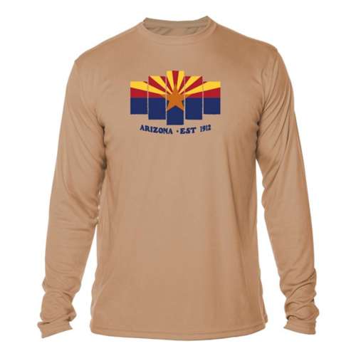Men's Vapor Apparel AZ Flag Bars Solar Long Sleeve T-Shirt