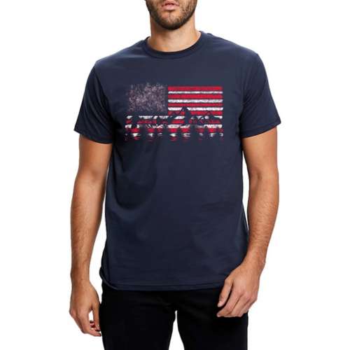 Men's Vapor Apparel Mountain Flag T-Shirt