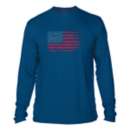 Men's Vapor Apparel Weathered Flag Solar Long Sleeve T-Shirt