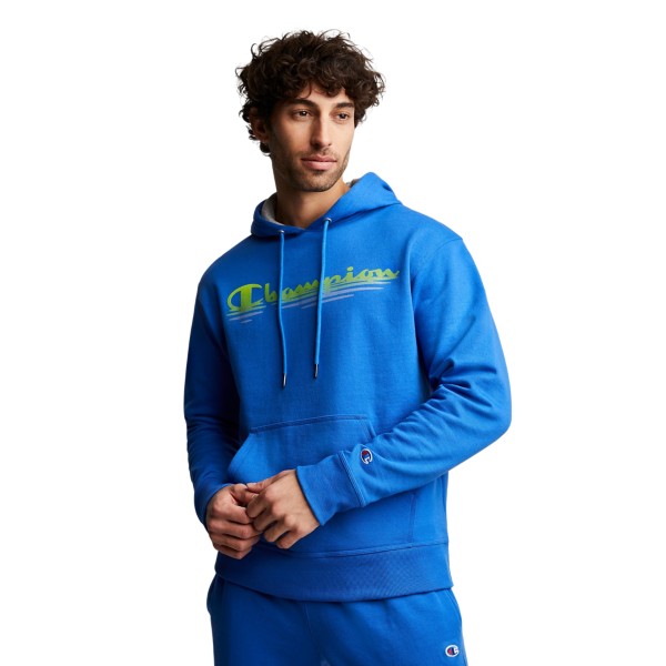 Men's Champion Powerblend Script Gradient Graphic Hoodie product image