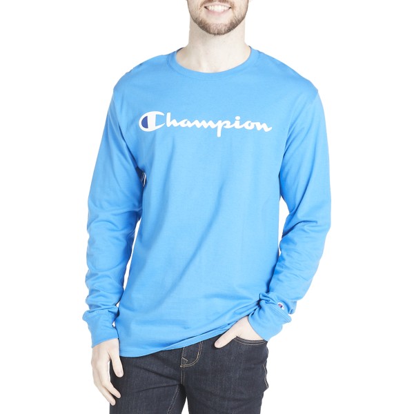 Men's Champion Classic Script Graphic Long Sleeve T-Shirt product image