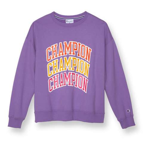 Women's Champion Powerblend Varsity Crewneck Sweatshirt