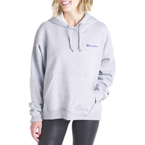 Women's Champion Powerblend Left Chest Relaxed Hoodie