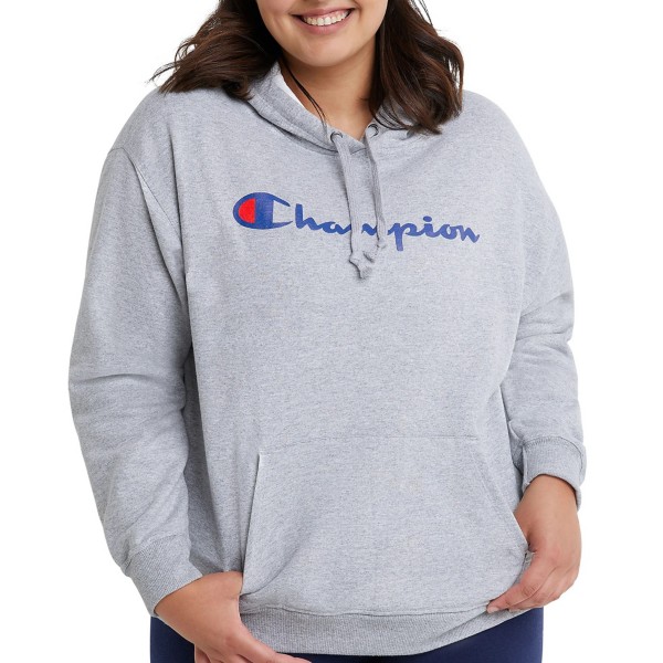Women's Champion Plus Powerblend Classic Script Hoodie product image