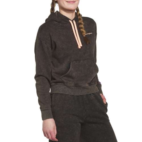 Women's Champion Acid Wash Fleece Hoodie