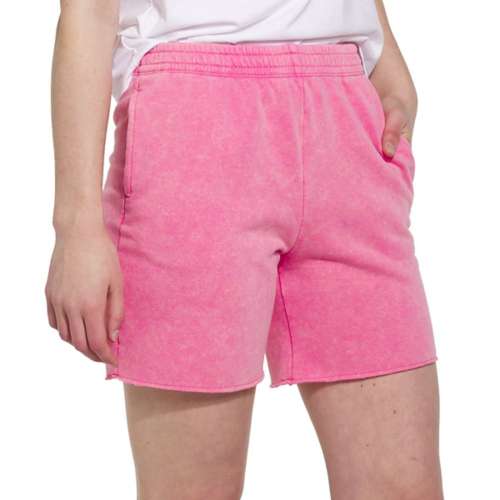 Women's Champion Acid Wash Fleece Lounge Shorts