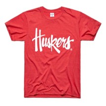 Charlie Hustle Nebraska Cornhuskers Classic Script T-Shirt