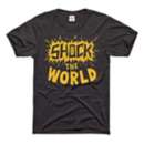 Adult Charlie Hustle Shock The World T-Shirt