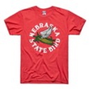 Adult Charlie Hustle Nebraska State Bird T-Shirt