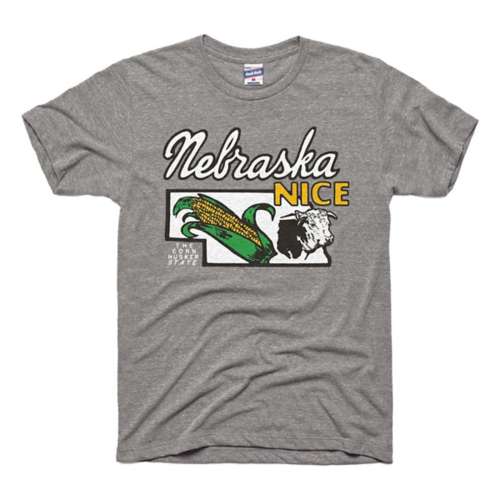 Adult Charlie Hustle Nebraska Nice T-Shirt