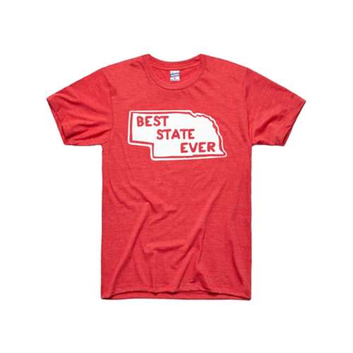 Adult Charlie Hustle NE: Best State Ever T-Shirt