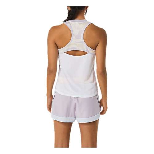 Womens Asics Graphic Match Sleeveless Polo