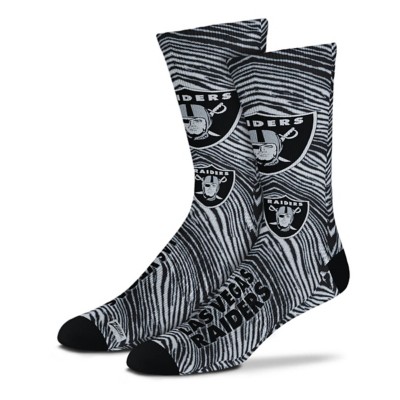For Bare Feet Las Vegas Raiders Zubaz Fever Socks