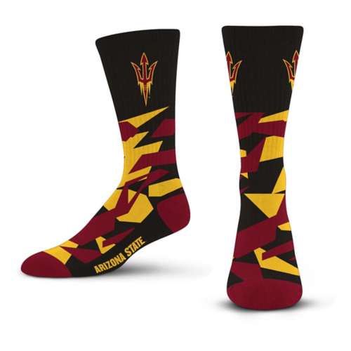 For Bare Feet Arizona State Sun Devils Shattered Camo Socks