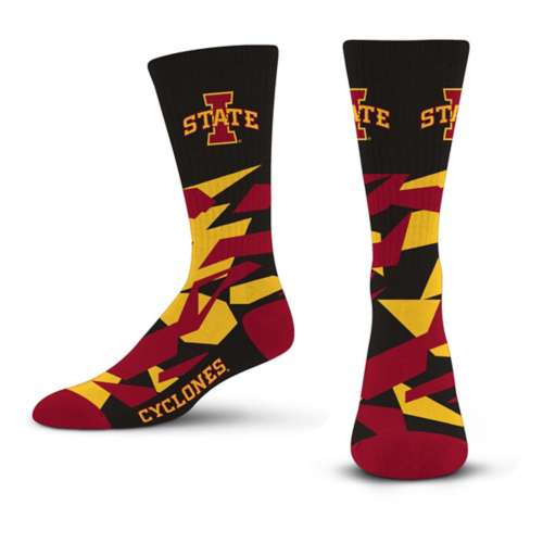 For Bare Feet Iowa State Cyclones Shattered Camo Socks