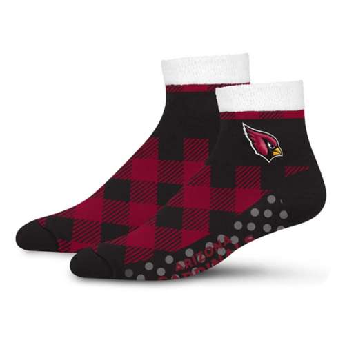 Officially Licensed NFL Arizona Cardinals Breakout Premium Crew Socks, Size Large/XL | for Bare Feet