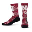 For Bare Feet Nebraska Cornhuskers Zubaz Fever Socks