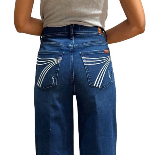 Women's 7 For All Mankind Ultra Jo Loose Fit Wide Leg Jeans