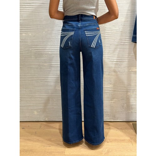 Women's 7 For All Mankind Ultra Jo Loose Fit Wide Leg Jeans