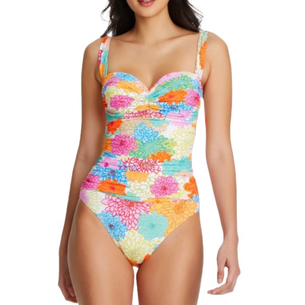Women's Bleu Rod Beattie Shirred Bandeau One-Piece product image