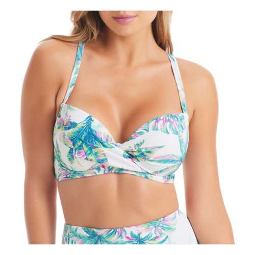 Women's Jessica Simpson Jungle Cruise Twisted D Swim Bikini Top