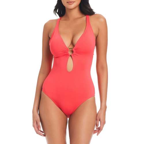 Women's Bleu Rod Beattie Ring Me Up Cross Back One Piece Swimsuit