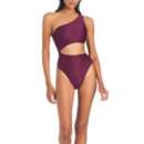 Women's Sanctuary Cut Out One Shoulder One Piece Swimsuit